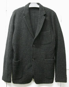  Yohji Yamamoto костюм do Homme MOON JERSEY: шерсть жакет ( вязаный жакет архив Yohji Yamamoto Wool Men's Jacket