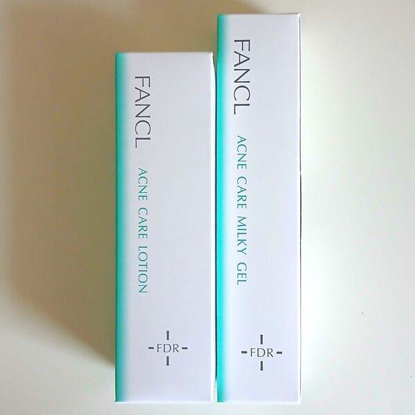 【新品・未開封】FANCL ファンケル アクネケア 化粧液 30ml、ジェル乳液 18g