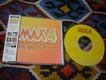 オアシスほか　V.A. オムニバス (CD) / MAX4．BEST HITS IN THE WORLD ’97 SRCS-8470 1997年 _画像1