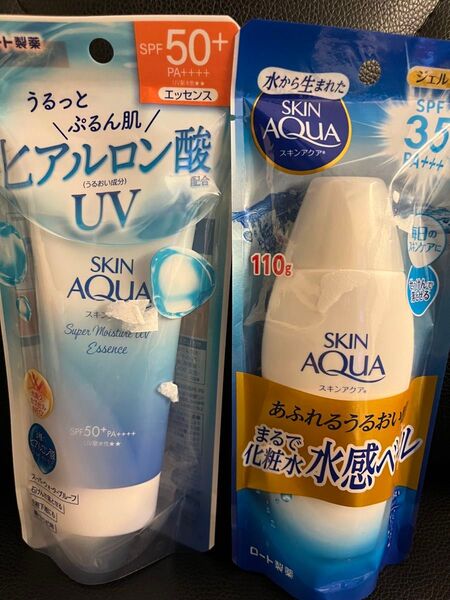 スキンアクア スーパーモイスチャーエッセンス モイスチャージェル 日焼け止め SPF50+ PA++++