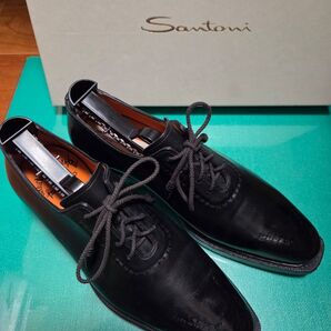 【極美品・希少技法】Santoni サントーニ ホールカット 5.5