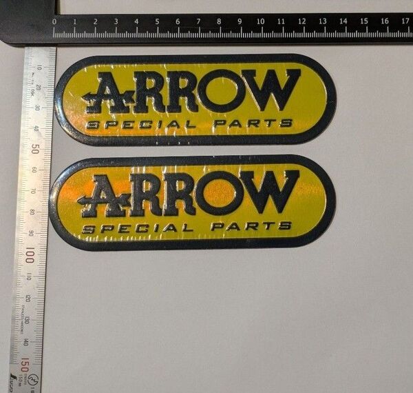 ●アロー ARROW 耐熱アルミステッカー