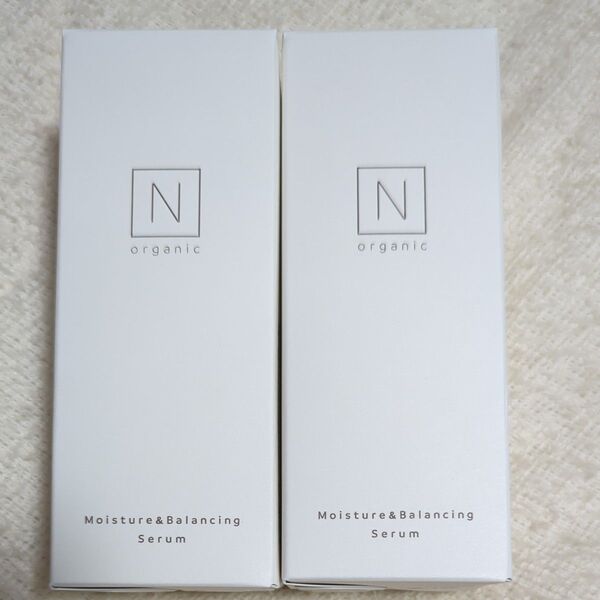 【2個セット】N organic モイスチュア&バランシングセラム 60ml×2(美容乳液)