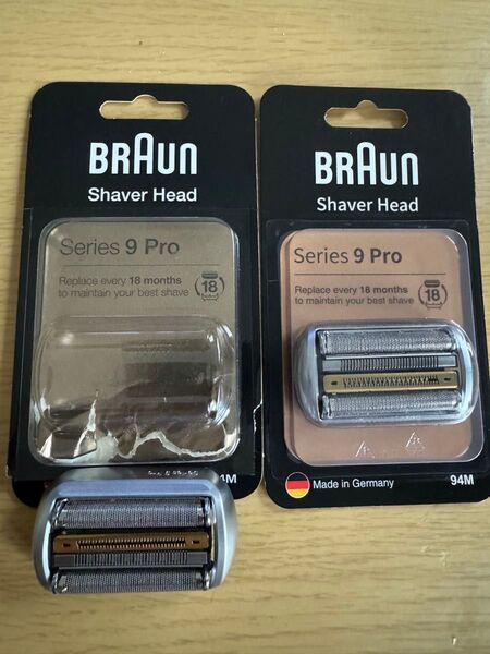 互換品 2個セット ブラウン シリーズ9/9互 Pro用替刃 94M 髭剃りシェーバー BRAUN