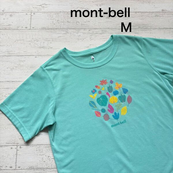 モンベル mont-bell レディース M Tシャツ ポリエステル100% キッズ 美品