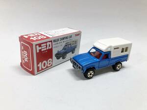 トミカ 108 日本製 トヨタ ハイラックス　キャンピングカー　hilux camoingcar toyota tomica takara tomy