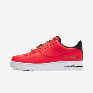 600☆NIKE ナイキ エア フォース ワン '07 NIKE AIRFORCE 1 レーザークリムゾン ブラック ホワイト 31.0cm新品未使用　国内正規品 