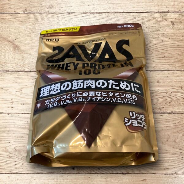 新品 SAVAS ザバス ホエイプロテイン100 リッチショコラ味