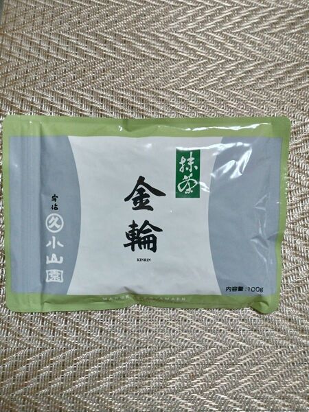 宇治抹茶金輪(国産茶)100gアルミ袋入3袋セットです。