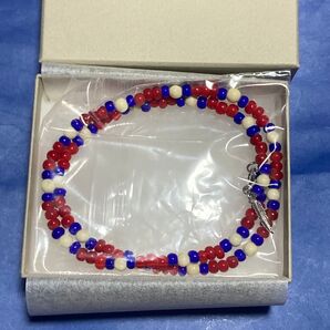 TMT ネックレス ビーズ フェザー 未使用新品