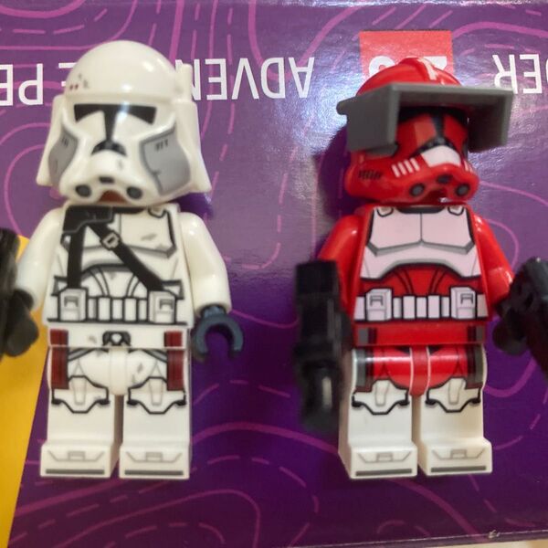 レゴ ミニフィグ スターウォーズ コマンダーバカーラ フォックス 計二体 LEGO