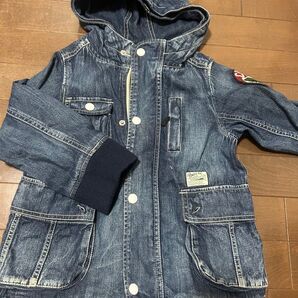 BREEZE ブリーズ デニムジャケット ジャンパー フード付き キャンプ パーカー 長袖