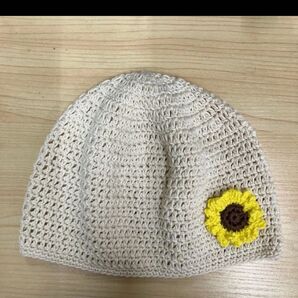 【新品未使用】ハンドメイド ケアキャップ 医療用帽子 年中使える綿100