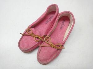 送料無料◎MINNETONKA/ミネトンカ■6(23.0cm)■CANVAS MOC キャンバス モック 232 モカシン シューズ■232/ピンク■#20827MK387_7