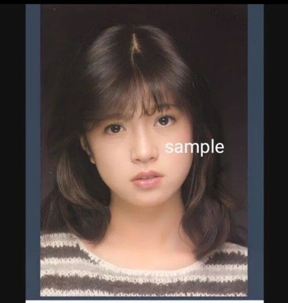 中森明菜 写真L版 「デビュー♪」