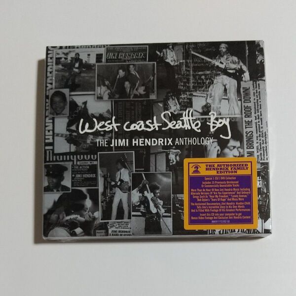 Jimi Hendrix / West coast Seattle Boy CD+DVD 輸入盤 新品未開封