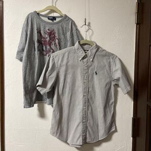 ナイガイ140-150poloポロラルフローレン 半袖シャツ 半袖スウェット 2点セット まとめ売り