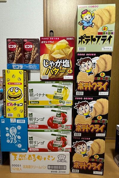 お菓子 ポテトフライ ゼリー飲料 パン どらチョコ まとめ売り 詰め合わせ