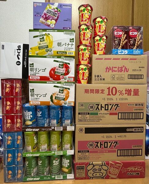 お菓子 まとめ売り ブタメン チップスター ポテトチップス ゼリー飲料