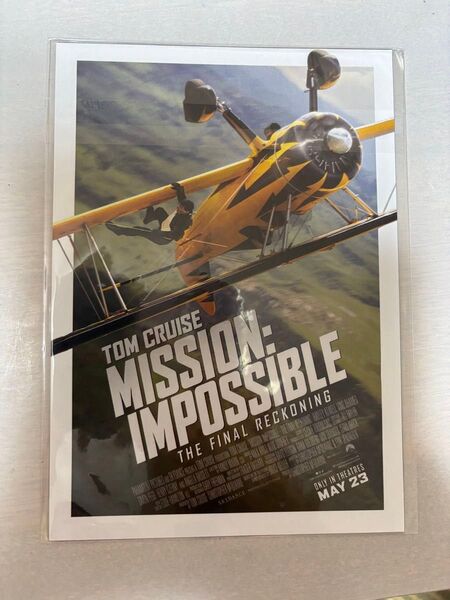 映画 ミッション:インポッシブル ファイナル・レコニング 特典 ポスターカード