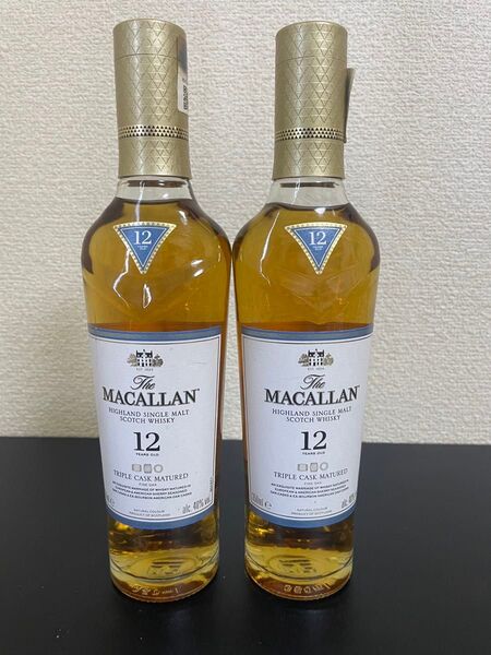 【休売品薄】マッカラン12年350mlトリプルカスク 2本セットMACALLAN