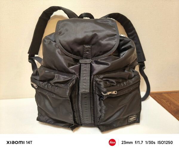 【極美品 廃盤モデル】 PORTER ポーター タンカー リュック ブラック バックパック
