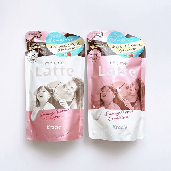 【新品】マー&ミー Latte ダメージリペア シャンプー コンディショナー セット