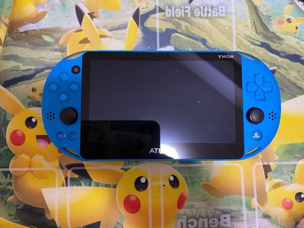 SONY ソニー PCH-2000 アクアブルー PlayStation Vita PSVITA プレイステーション マイクラ付き