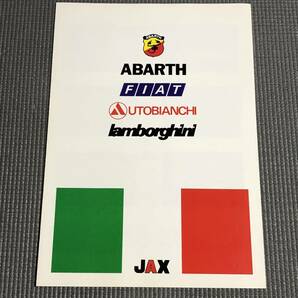 ランボルギーニ FIAT アバルト カタログ カウンタック LP500//ジャルパ350