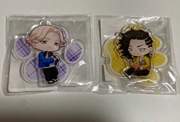 東京リベンジャーズ SMILE BASE CAFE アクリルキーホルダー Pair Animal 乾青宗、九井一