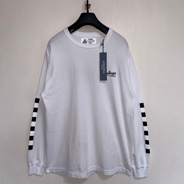 XL白【CHALLENGER】L/S CHECKER TEE/新品タグ付/送料込