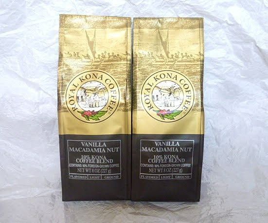 ロイヤルコナコーヒー バニラマカダミアナッツ 227g 2袋 ROYAL KONA COFFEE 10%コナコーヒーブレンド