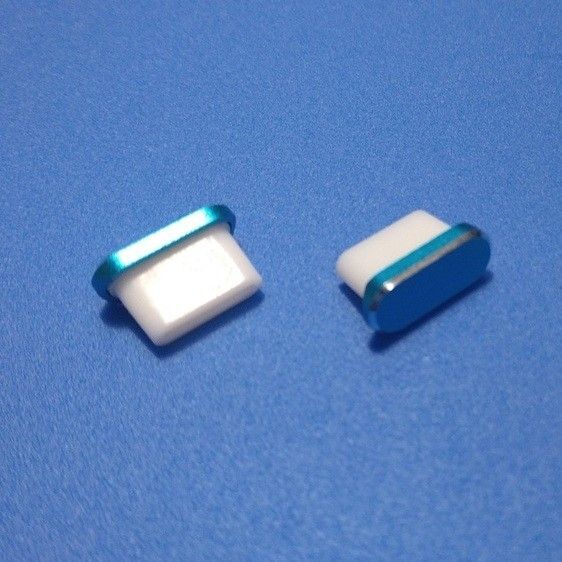 (ブルー)USBタイプCコネクタカバー 2個 スマホコネクタカバー Type-C