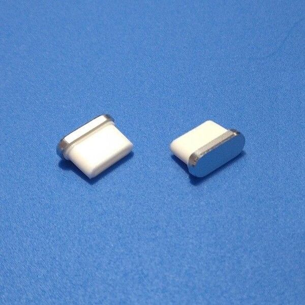 (シルバー)USBタイプCコネクタカバー 2個 スマホコネクタカバー Type-C