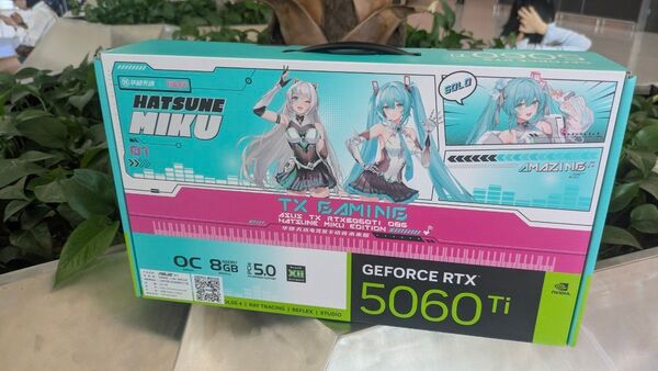 ASUS TUF RTX5060Ti 8GB 初音ミク コラボ