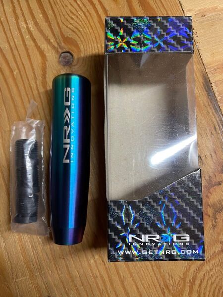 NRG クイックスローウエイト ロングシフトノブ 汎用 チタンカラー