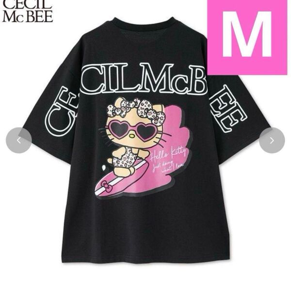 新品未使用 ハローキティTシャツ Mサイズ 日焼けキティ アベイル