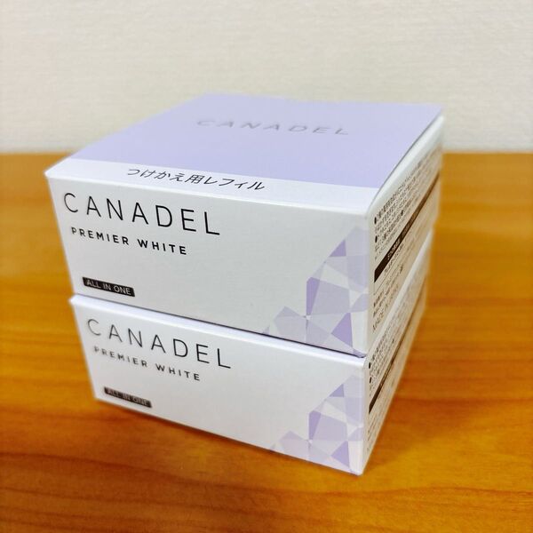 CANADEL プレミアホワイト つめかえ用レフィル オールインワン 58g x 2個