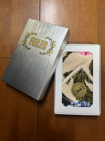 FEILER フェイラー タオルハンカチ 箱入り 花柄