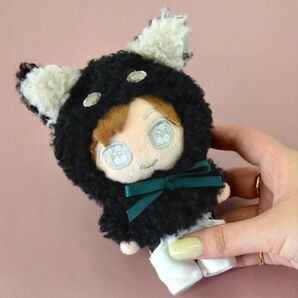 【シバイヌ】10cm 推しぬい ミニサイズ 10cmぬい ポンチョ アニマル 着せ替え 推し活 ヲタ活 もこもこ ぬい服