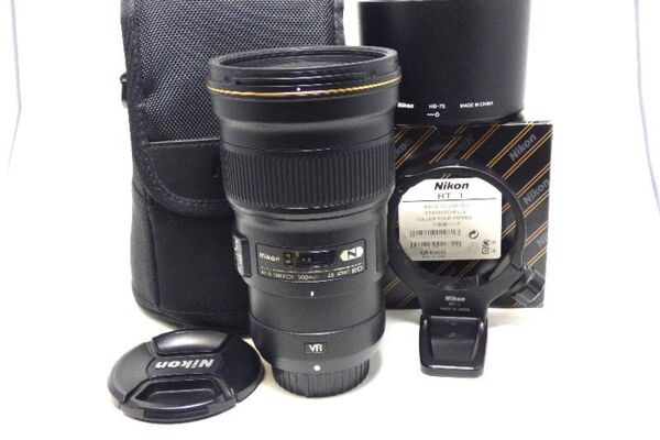 ニコンAF-S 300mm f/4E PF ED VR プラス純正三脚座