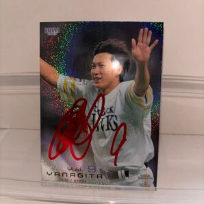 柳田悠岐 2023 BBM 9/25 ジャージナンバー 赤箔サイン 福岡ソフトバンクホークス