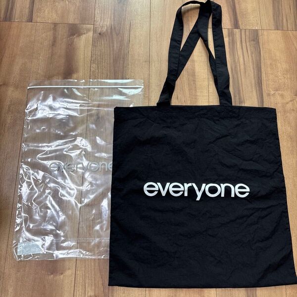 everyone nylon tote bag black