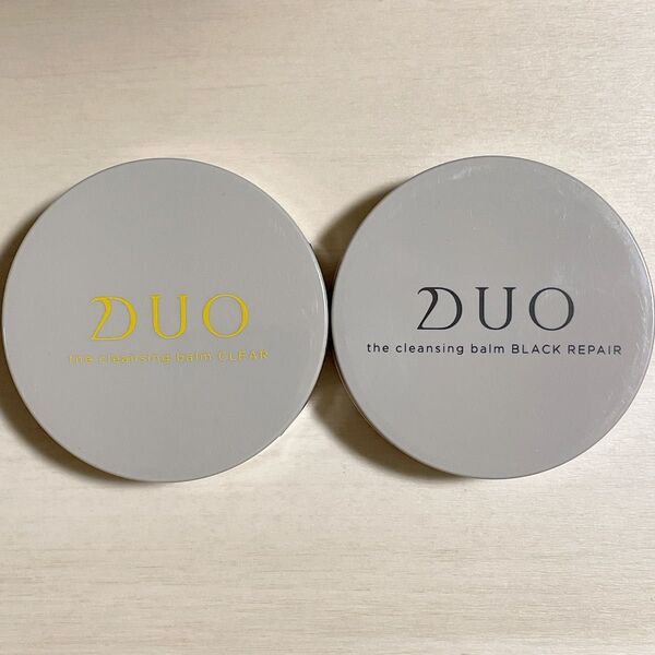 【新品・未開封】DUO デュオ クレンジングバーム ブラックリペア&クリア ミニサイズ 20g 2点セット メイク落とし 洗顔