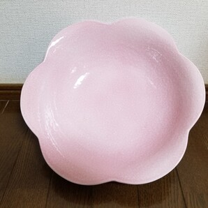 新品 大皿 食器 皿 花柄 平皿 桜 イタリア
