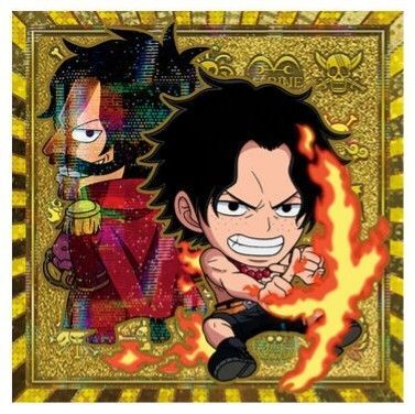 ワンピース 大海賊 シールウエハース パラレル エース&ロジャー/グロリオーサ