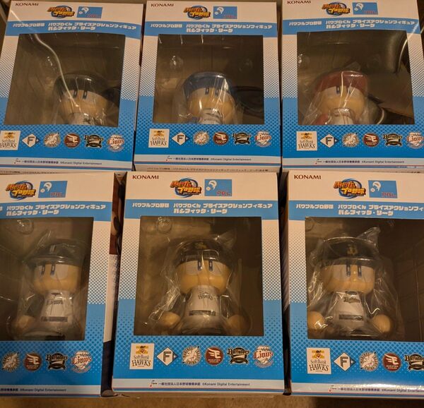 パワプロくん プライズ アクション フィギュア パシフィック・リーグ 全 6種類 セット 未開封