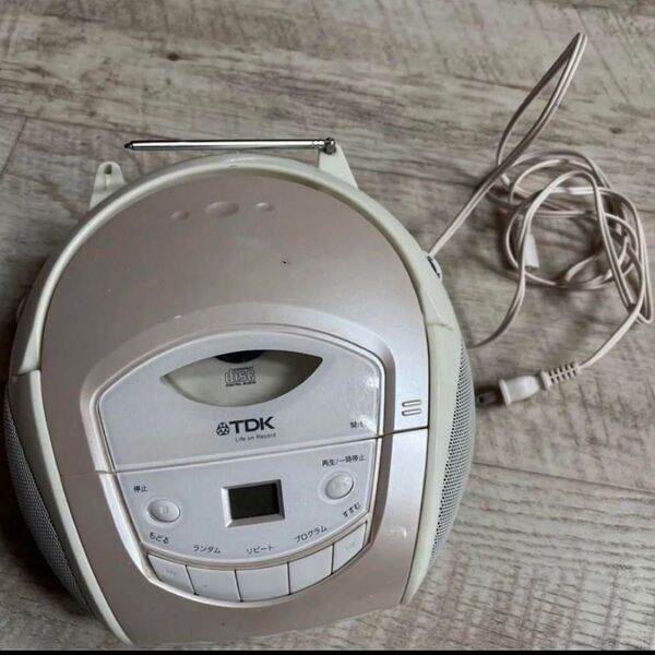 TDK ポータブルCDプレーヤー
