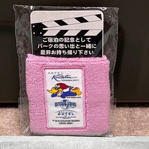 USJホテル宿泊者限定ウッディウッドペッカーデザイン リストバンドピンク
