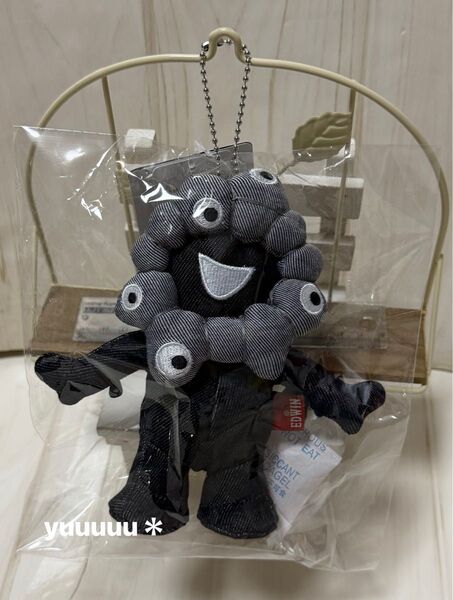 万博 ミャクミャク EDWIN エドウィン 全身 マスコット ぬいぐるみ 新品 デニム
